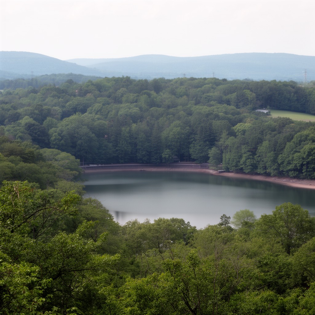 AI-generated illustration of Amawalk Reservoir