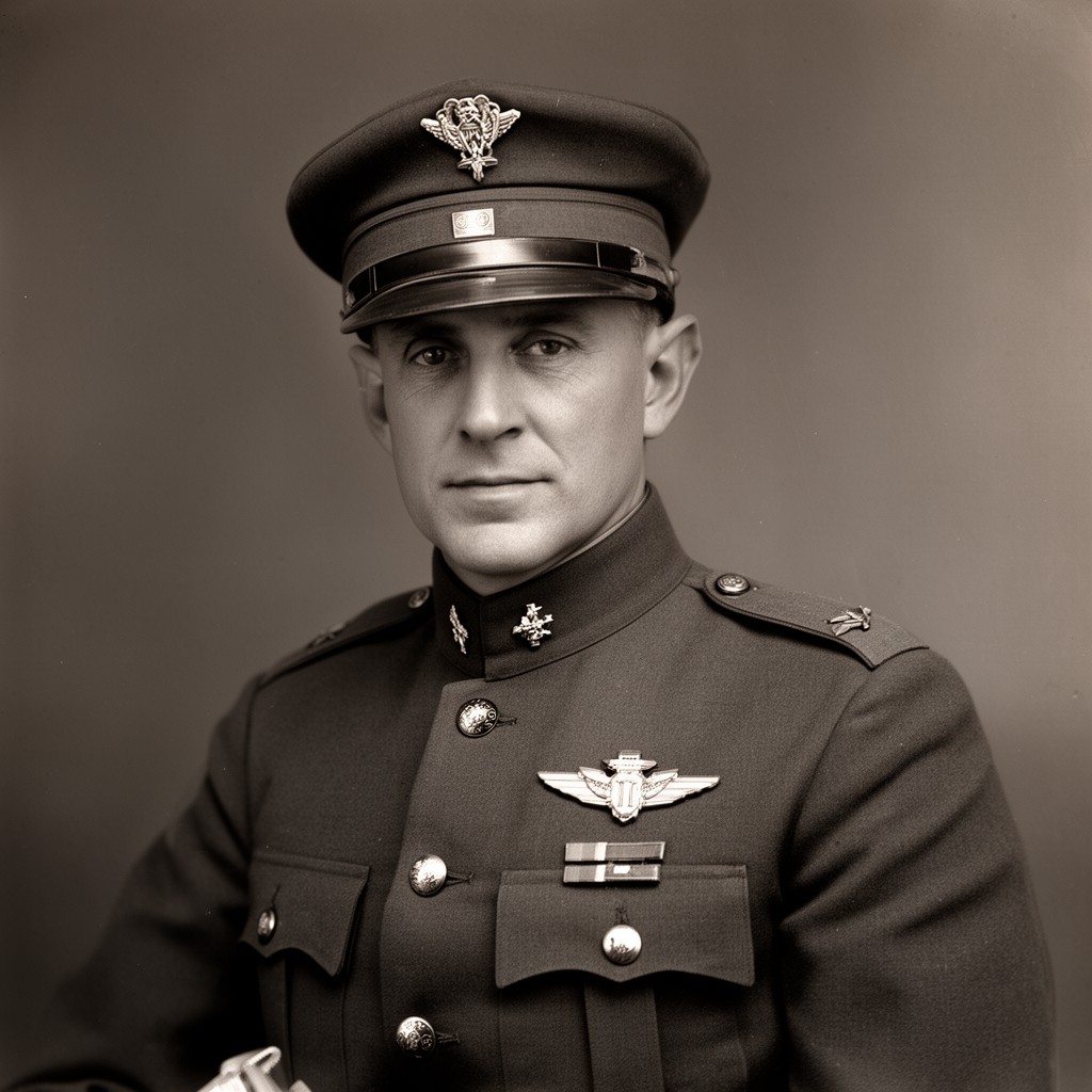 AI-generated illustration of Arthur MacArthur Jr.