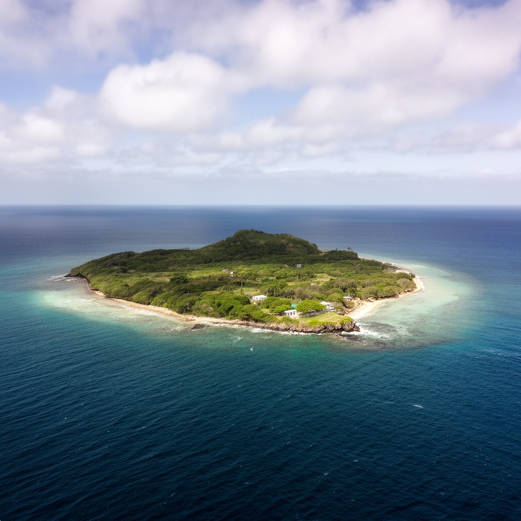 AI-generated illustration of Swains Island