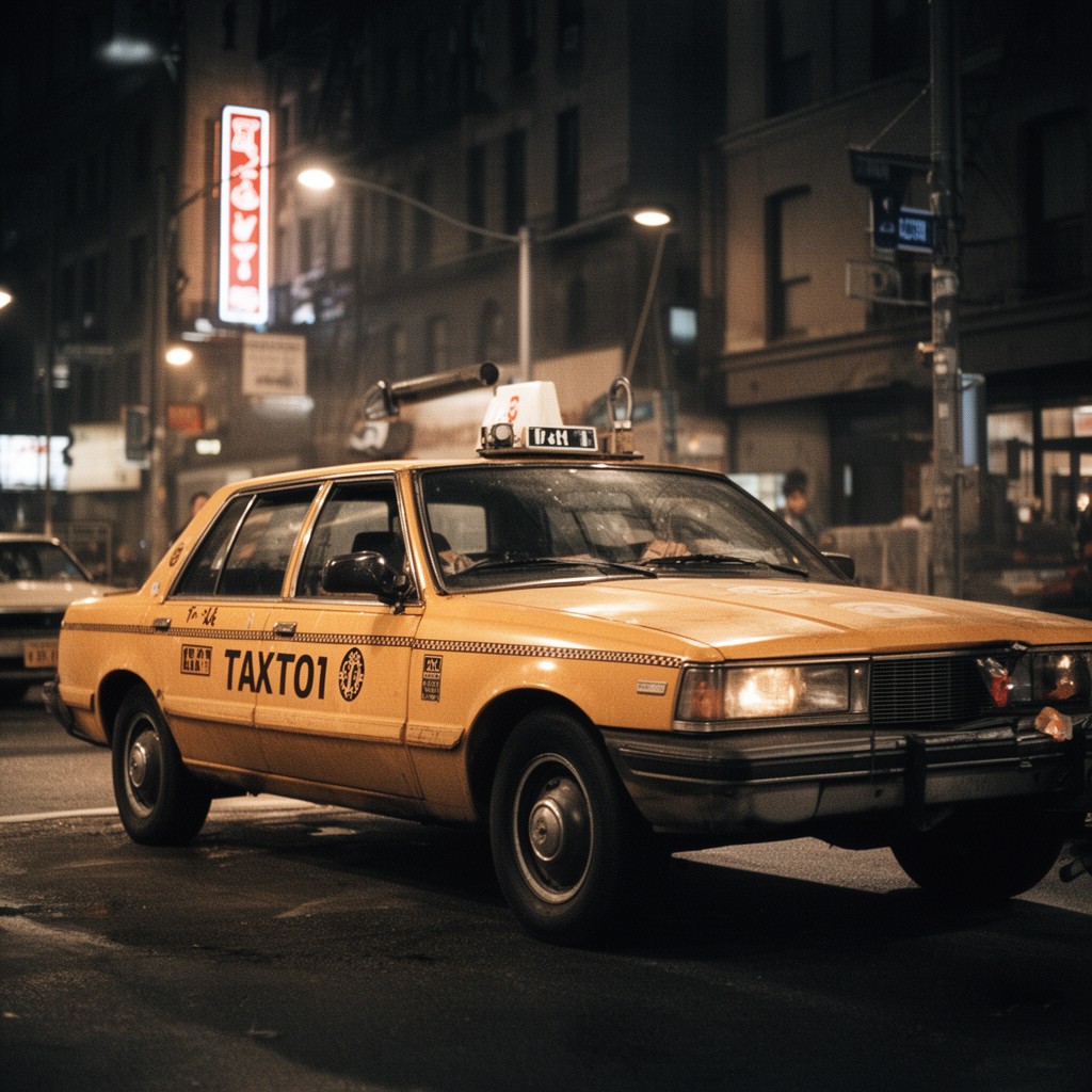 AI-generated illustration of Taxi Driver