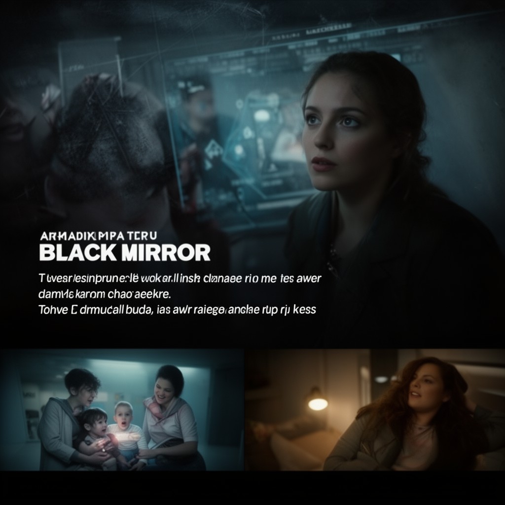 AI-generated illustration of Black Mirror: Arkangel