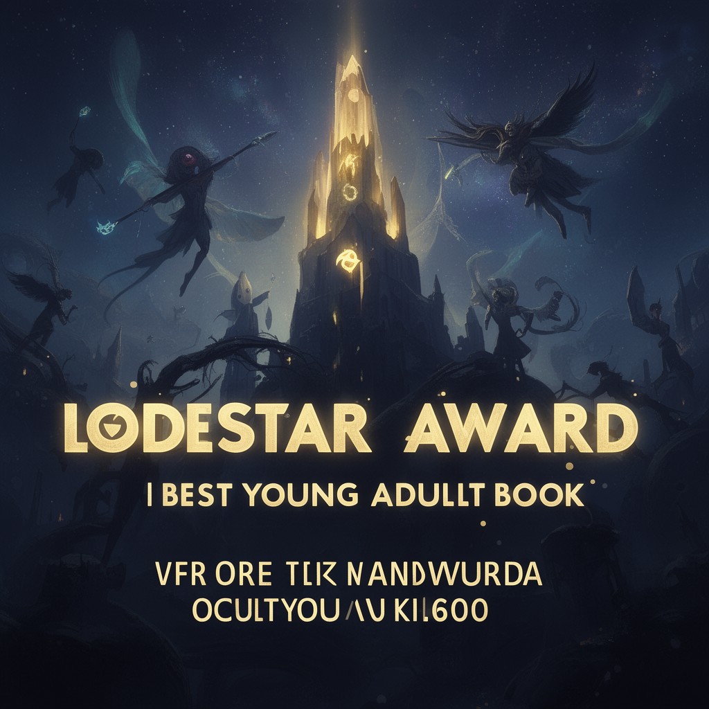 AI-generated illustration of Lodestar Award for Best Young Adult Book