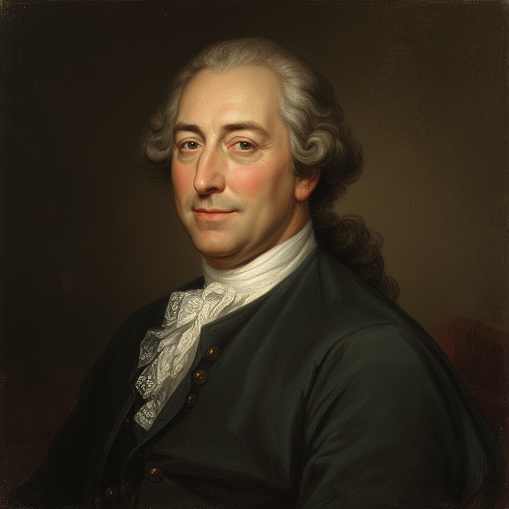 AI-generated illustration of David Hume