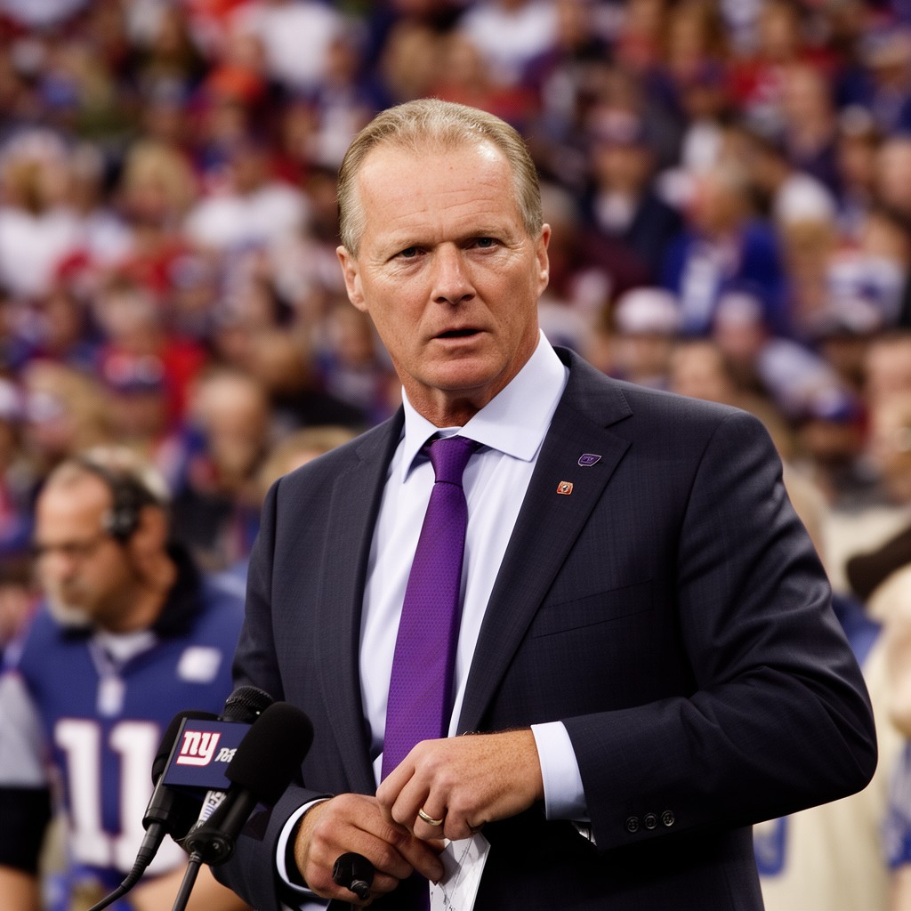 AI-generated illustration of Tom Coughlin