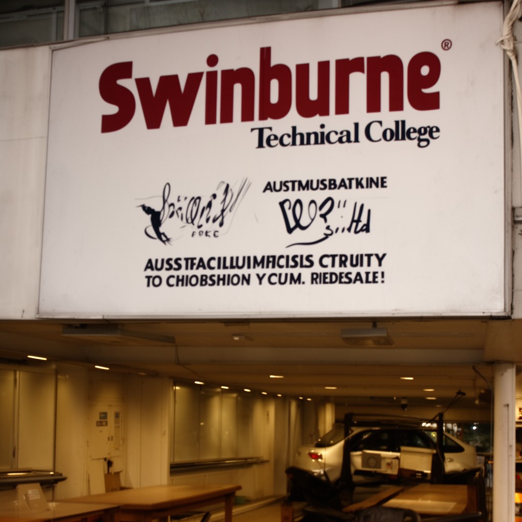 AI-generated illustration of Swinburne Technical College
