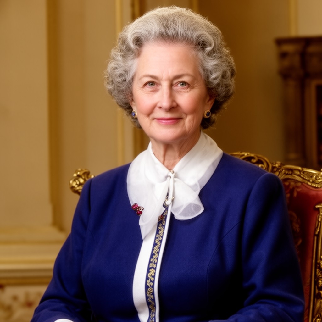 AI-generated illustration of Queen of New Zealand
