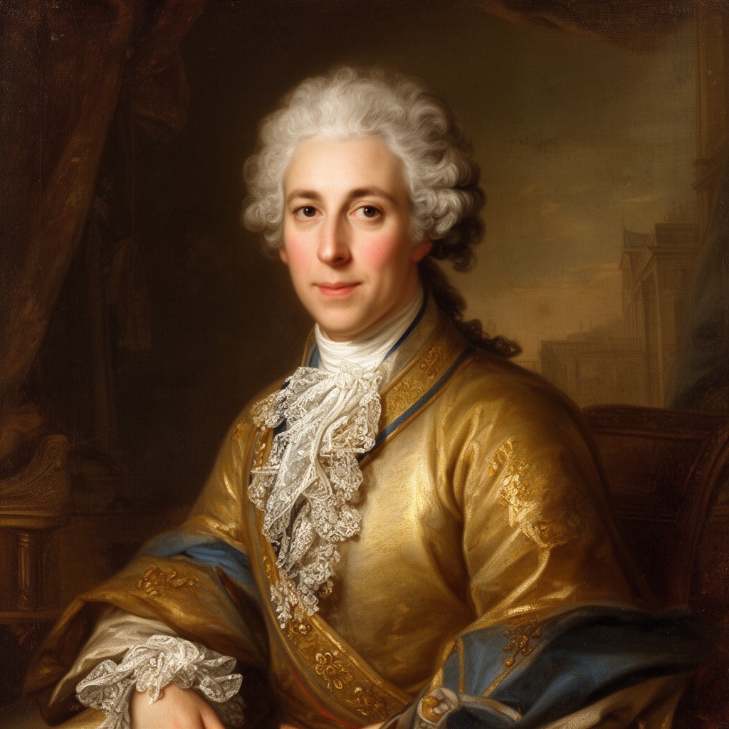 AI-generated illustration of Louis XV of France