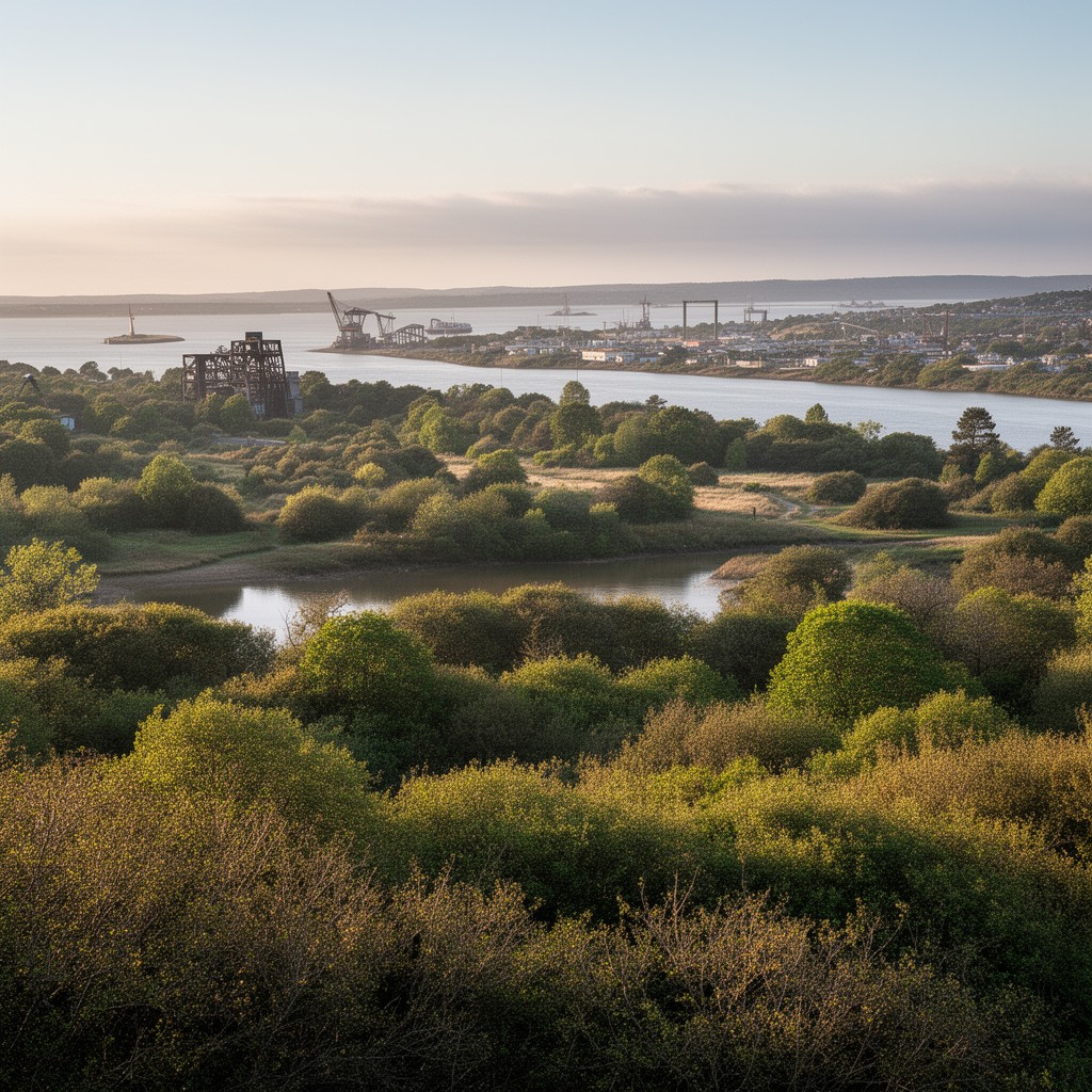 AI-generated illustration of Eastham Country Park