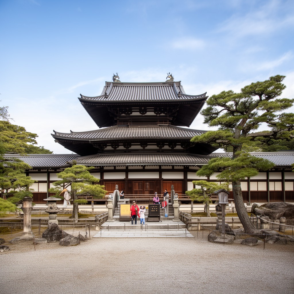 AI-generated illustration of Kyoto Imperial Palace