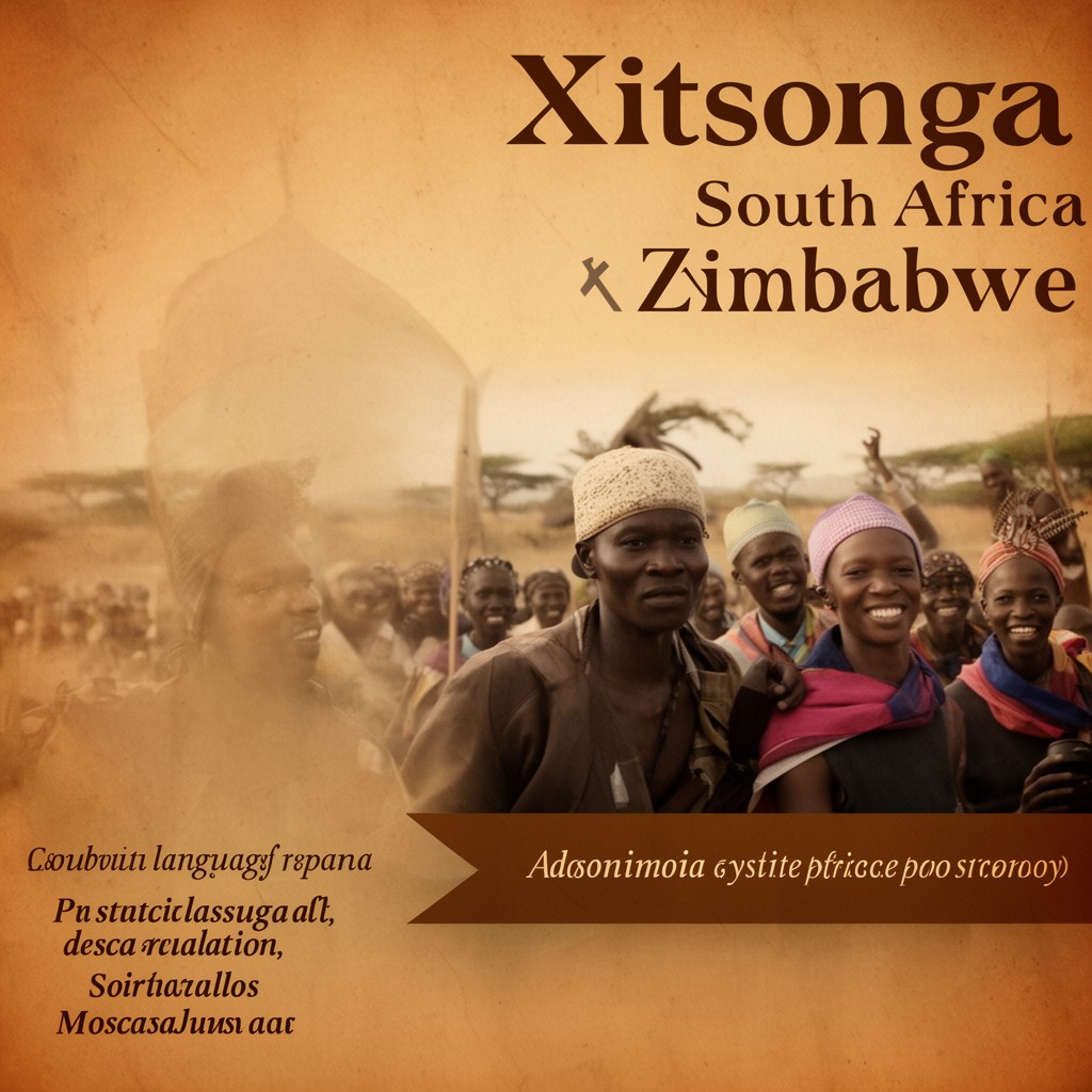 AI-generated illustration of Xitsonga