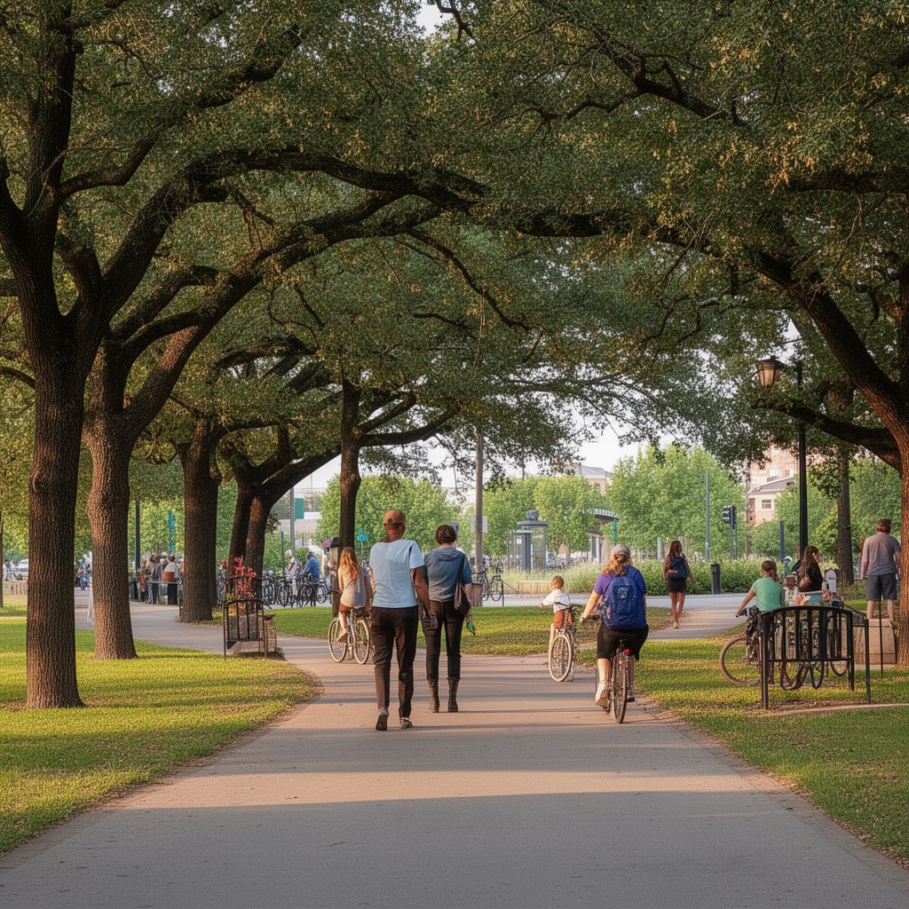AI-generated illustration of Katy Trail