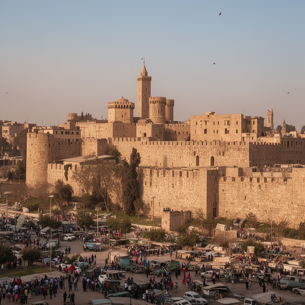 AI-generated illustration of Cairo Citadel