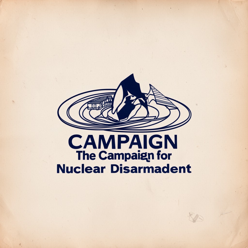 AI-generated illustration of Campaign for Nuclear Disarmament