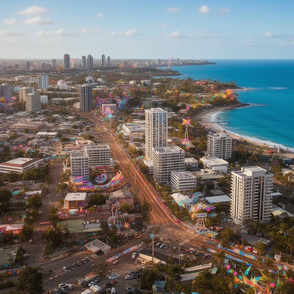 AI-generated illustration of Townsville