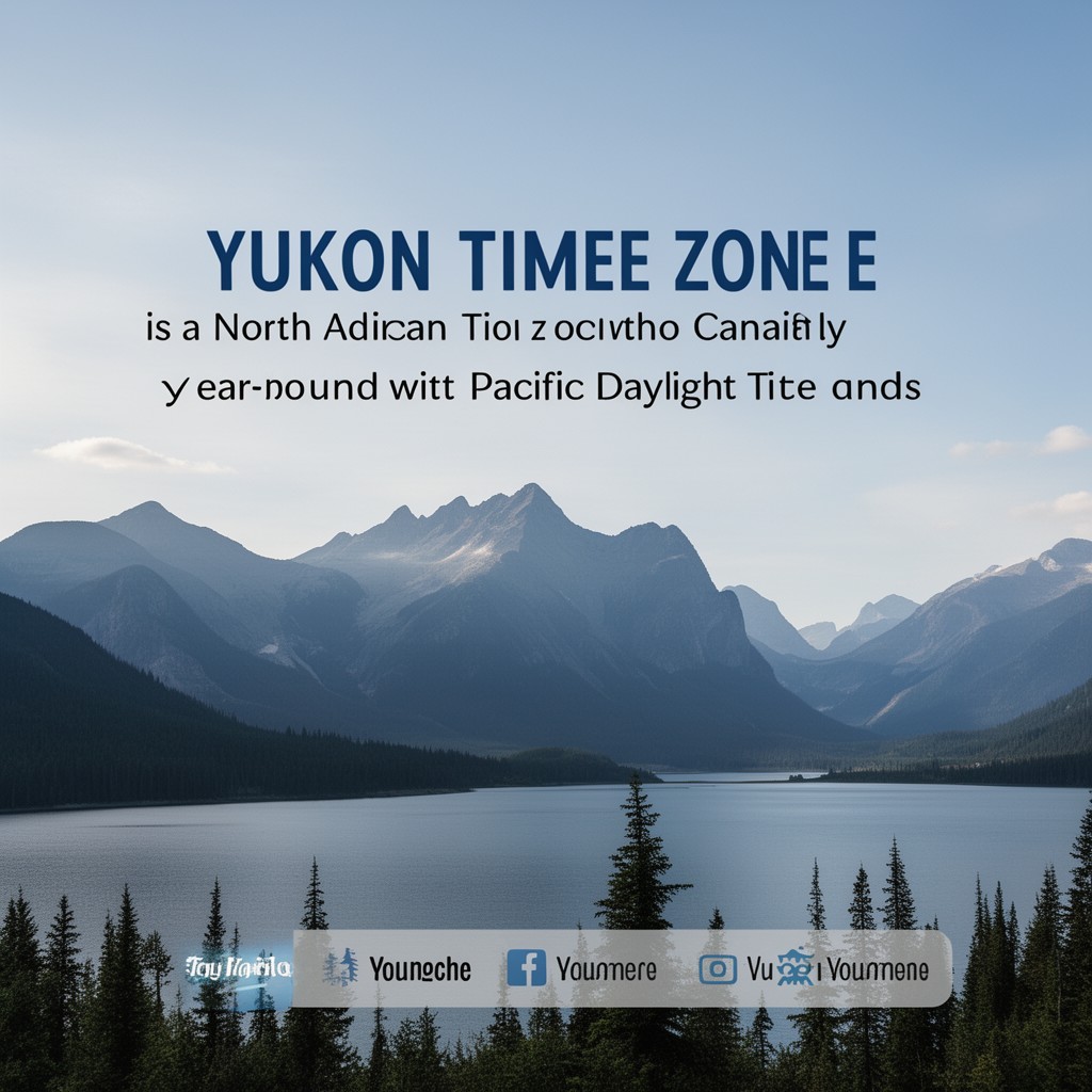 AI-generated illustration of Yukon Time Zone
