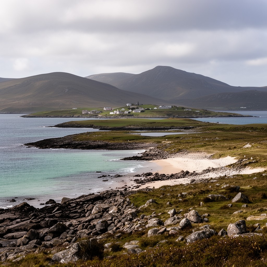 AI-generated illustration of Colonsay