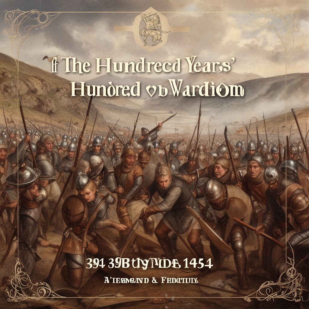 AI-generated illustration of Hundred Years' War