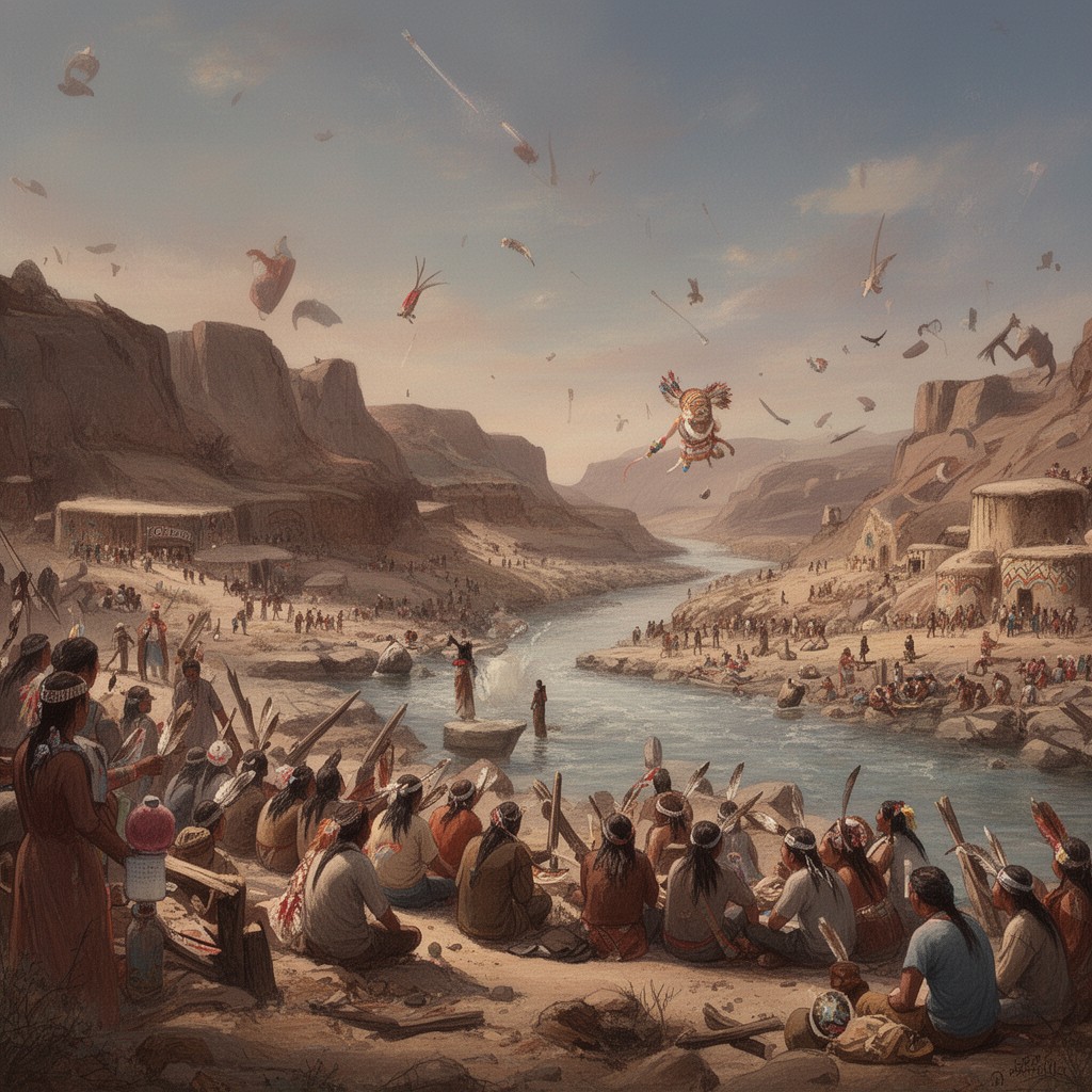 AI-generated illustration of Chemehuevi Indian Tribe of the Chemehuevi Reservation