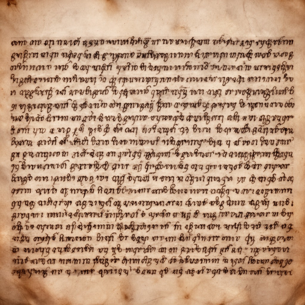 AI-generated illustration of Kawi (Old Javanese)
