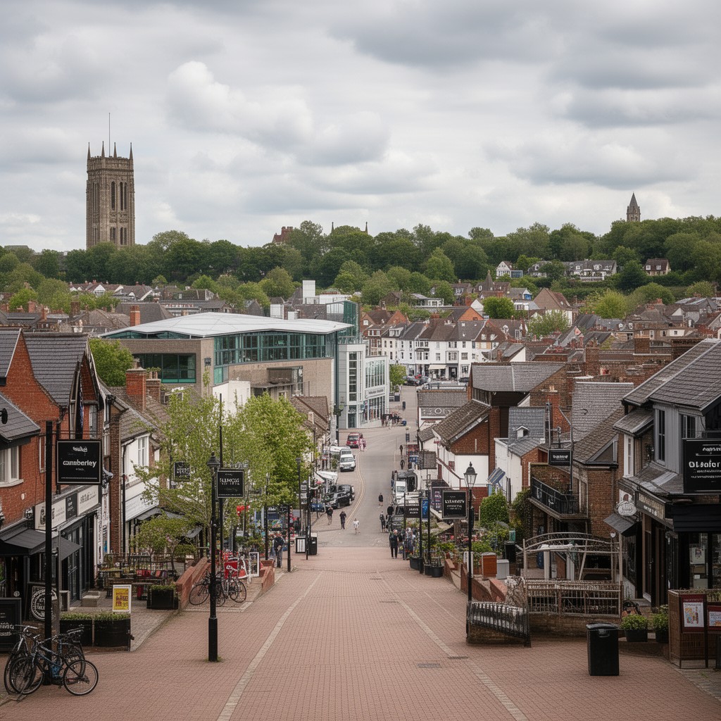 AI-generated illustration of Camberley