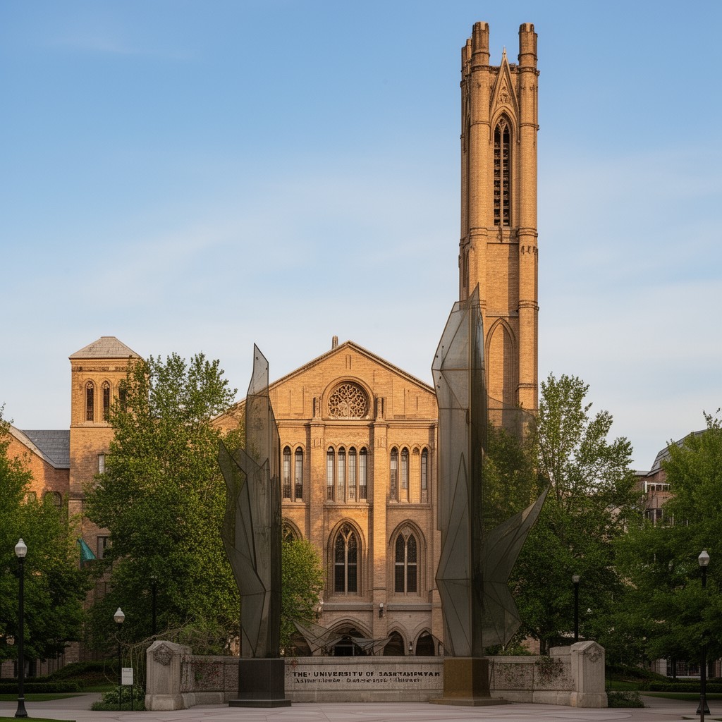 AI-generated illustration of University of Saskatchewan