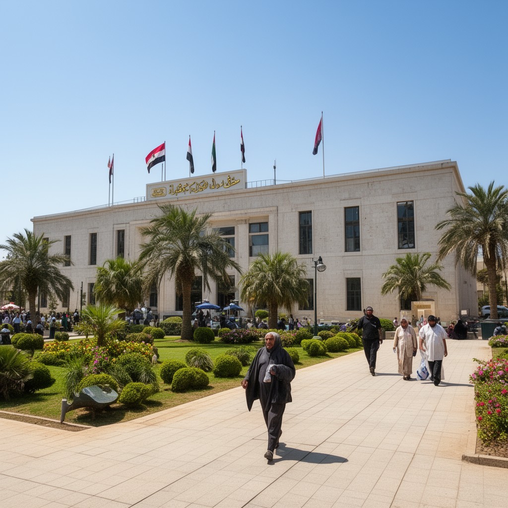 AI-generated illustration of Central Bank of Egypt