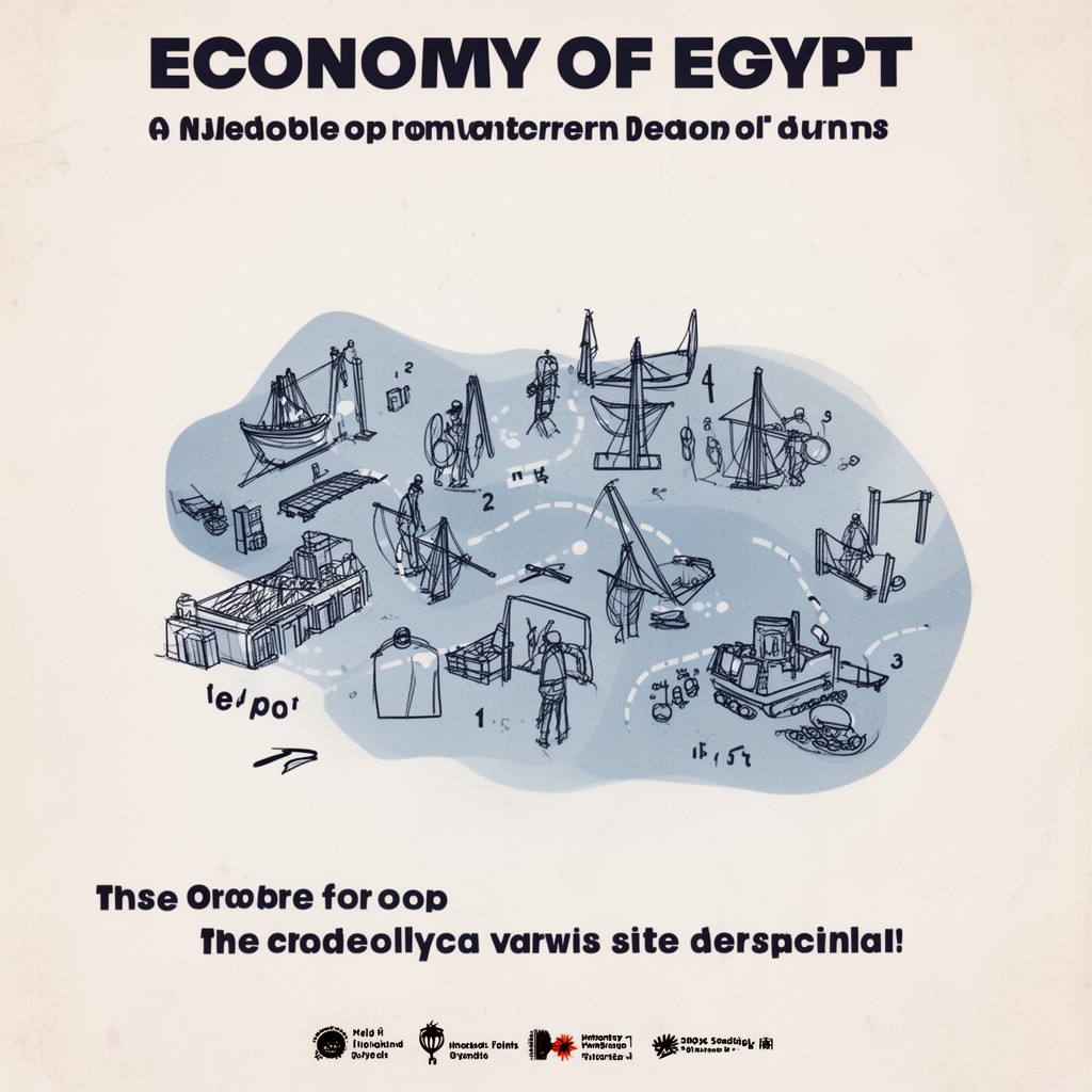 AI-generated illustration of Economy of Egypt
