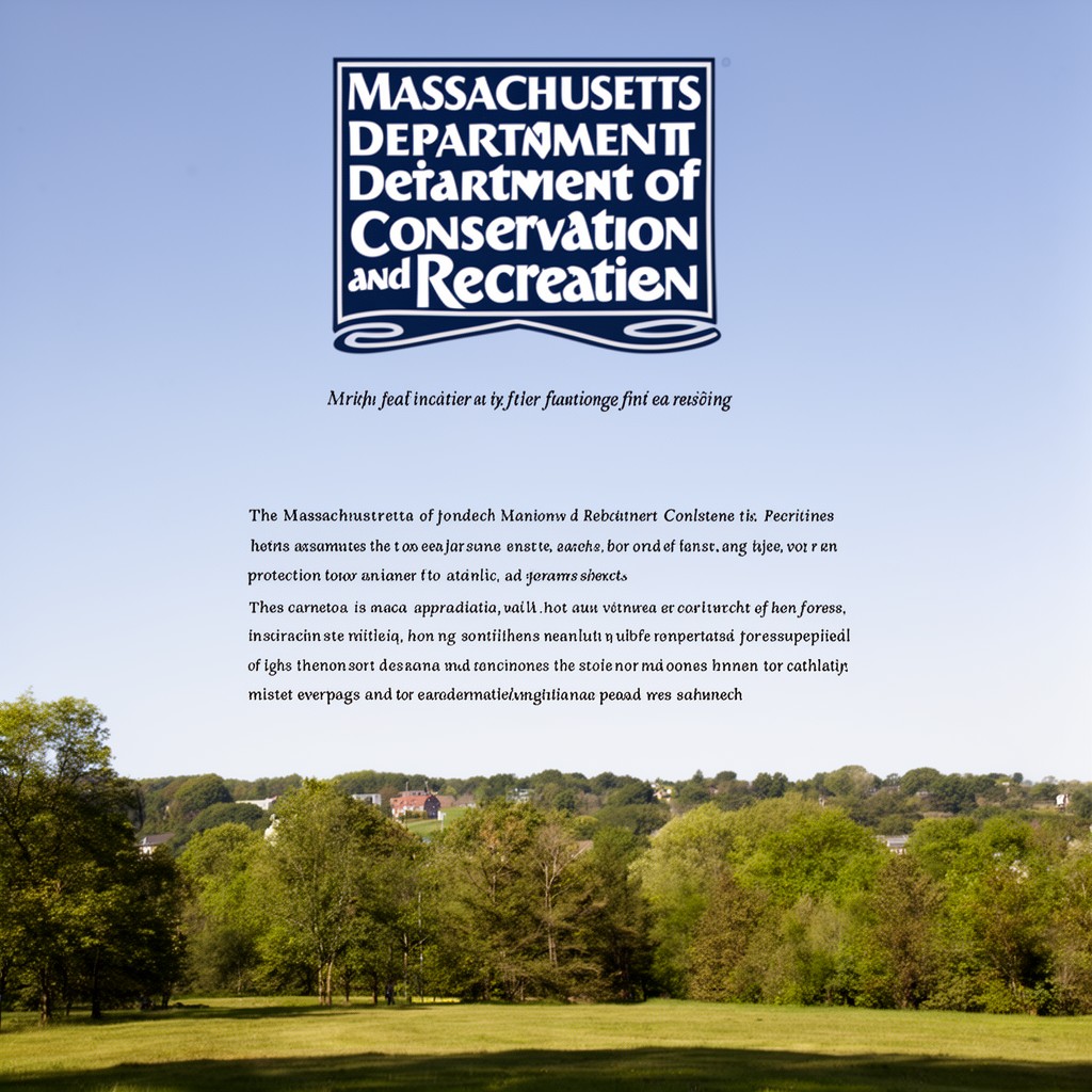 AI-generated illustration of Massachusetts Department of Conservation and Recreation