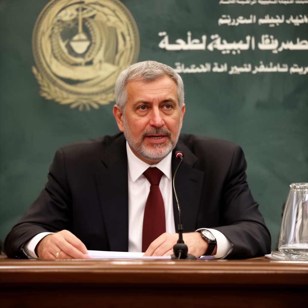 AI-generated illustration of Secretary-General of the Arab League