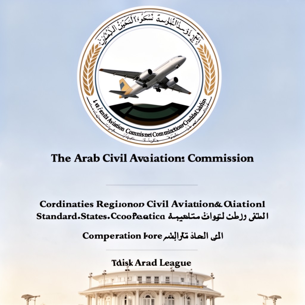 AI-generated illustration of Arab Civil Aviation Commission