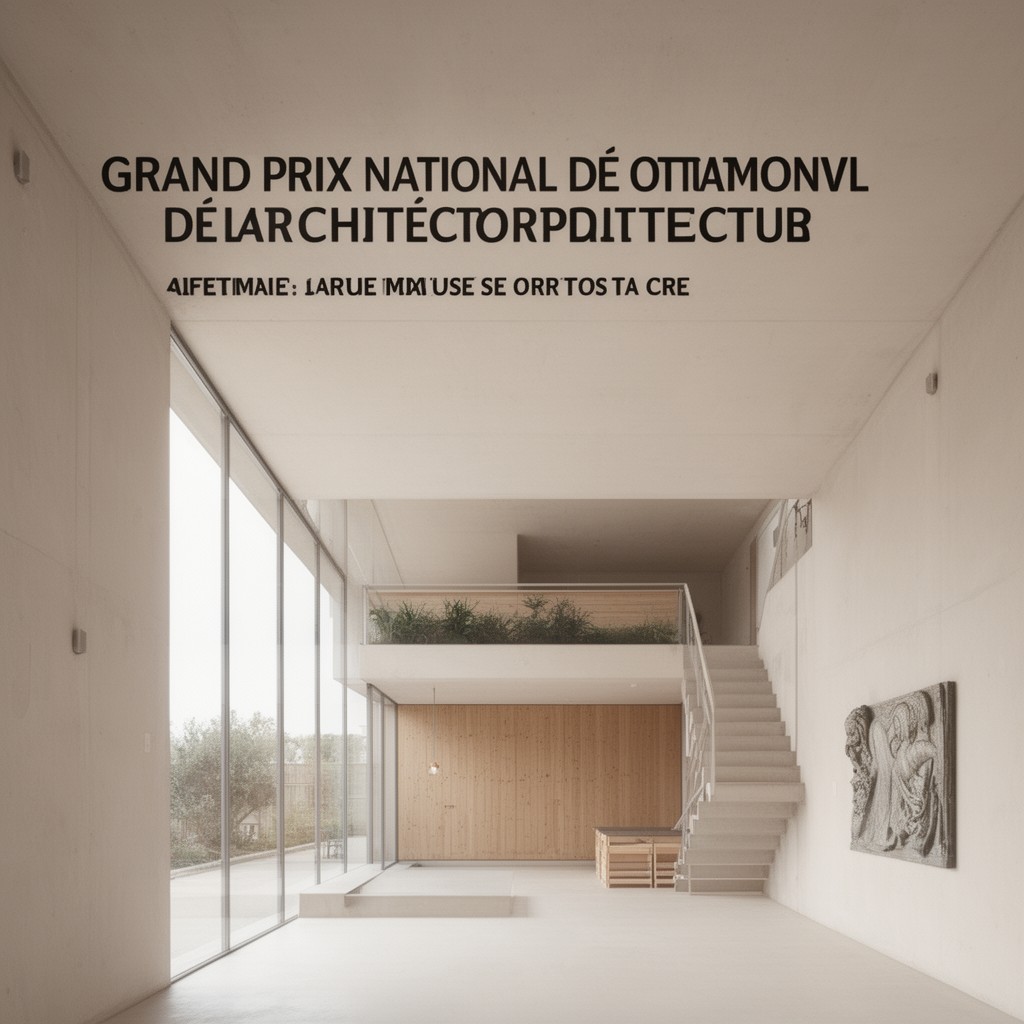 AI-generated illustration of Grand Prix national de l’architecture