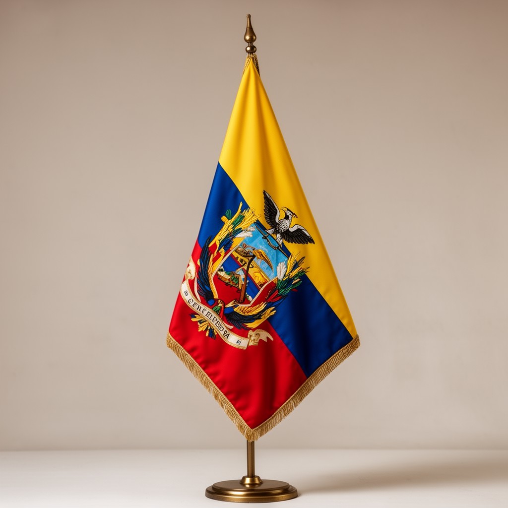AI-generated illustration of Presidential standard of Ecuador