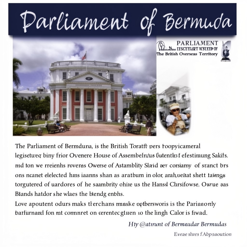 AI-generated illustration of Parliament of Bermuda