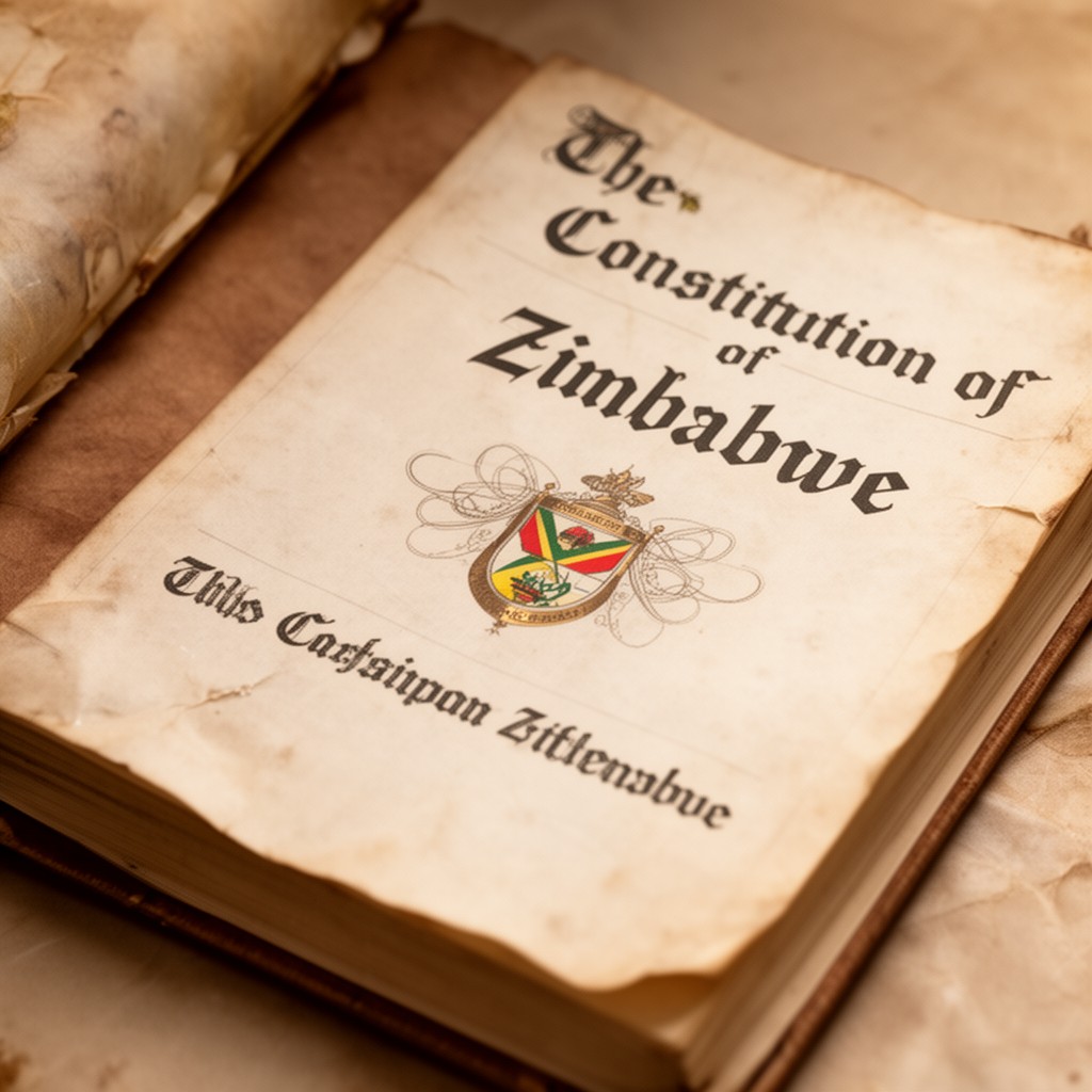 AI-generated illustration of Constitution of Zimbabwe