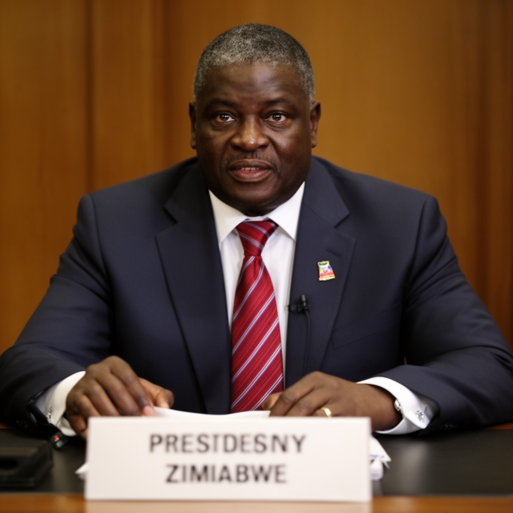 AI-generated illustration of President of Zimbabwe