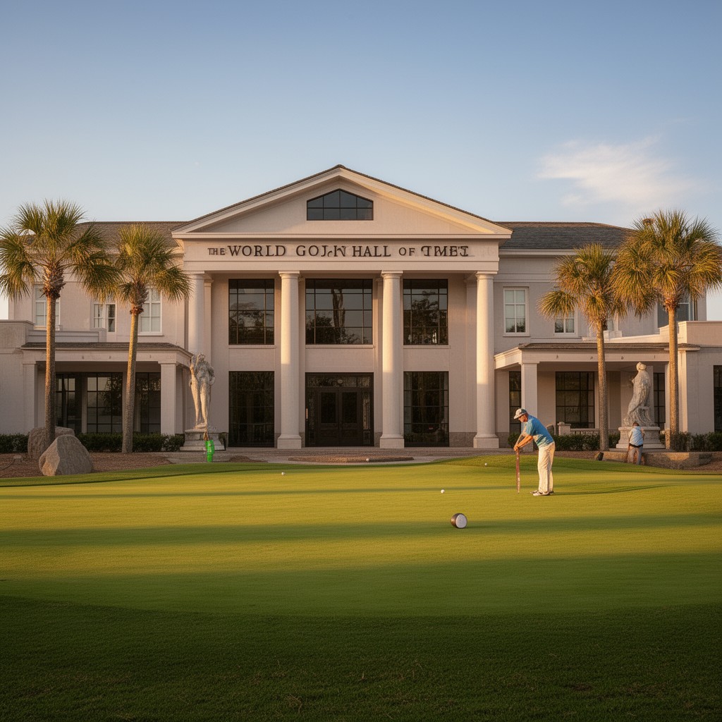AI-generated illustration of World Golf Hall of Fame