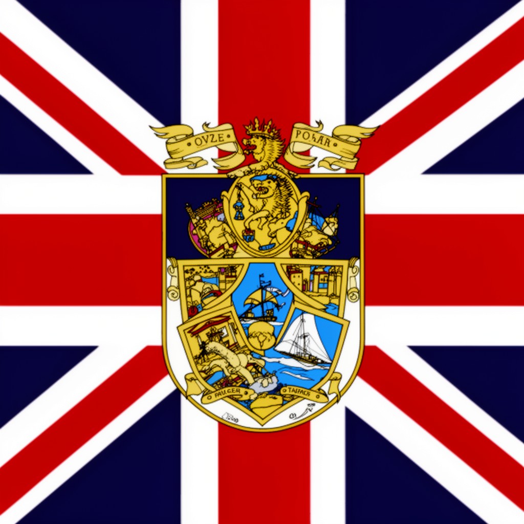 AI-generated illustration of Flag of Bermuda
