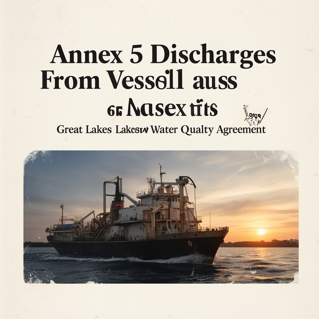 AI-generated illustration of Annex 5 Discharges from Vessels