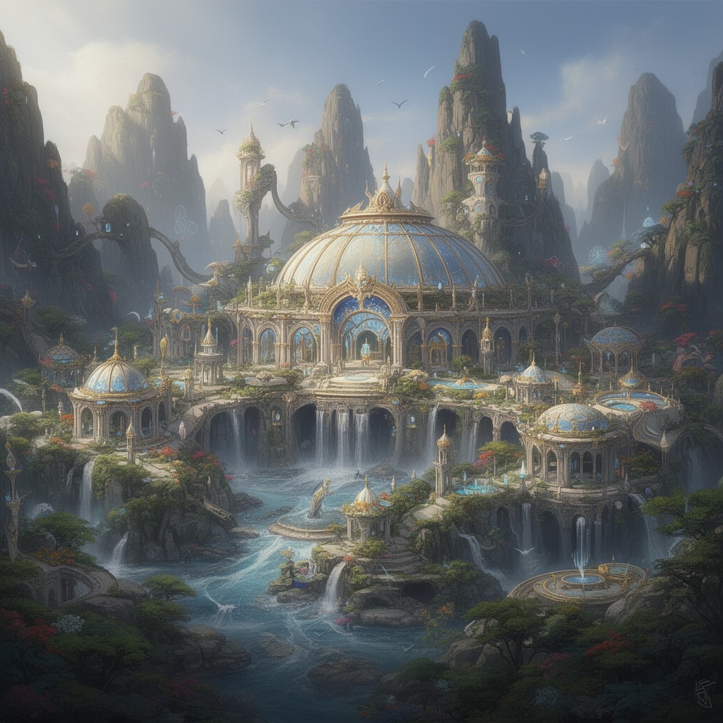 AI-generated illustration of Xanadu