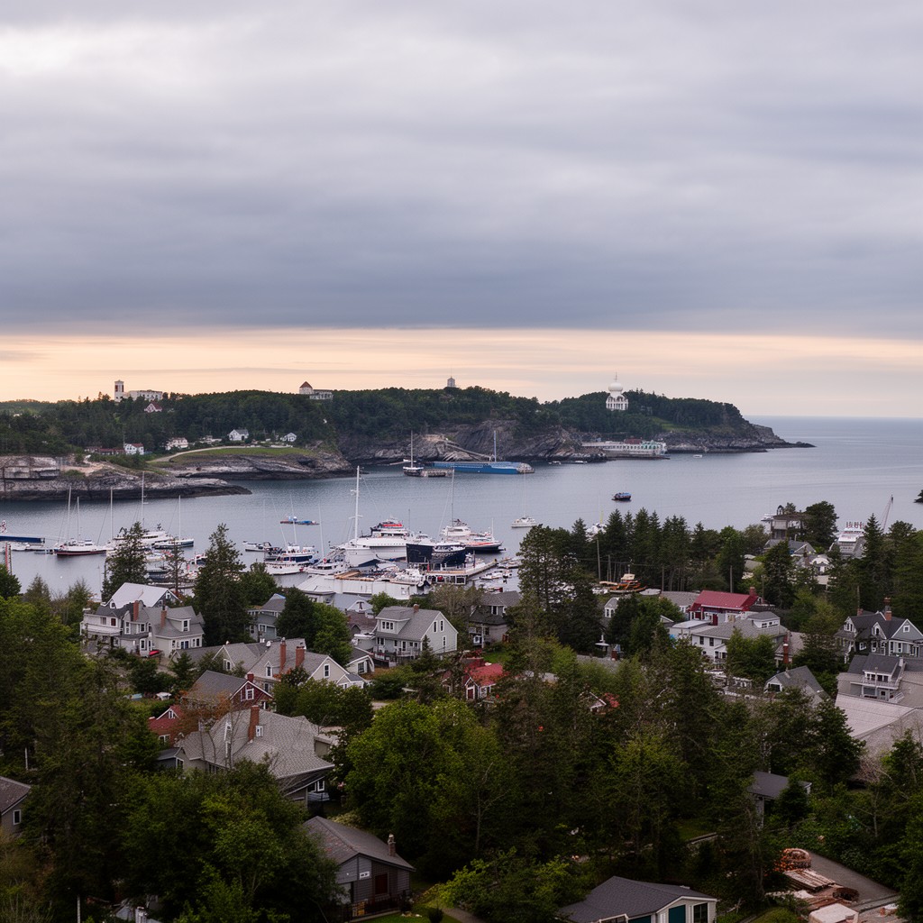 AI-generated illustration of Nova Scotia
