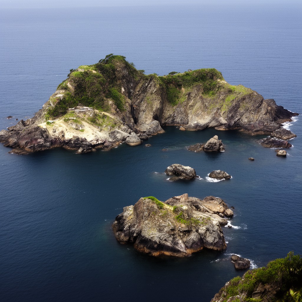AI-generated illustration of Senkaku Islands