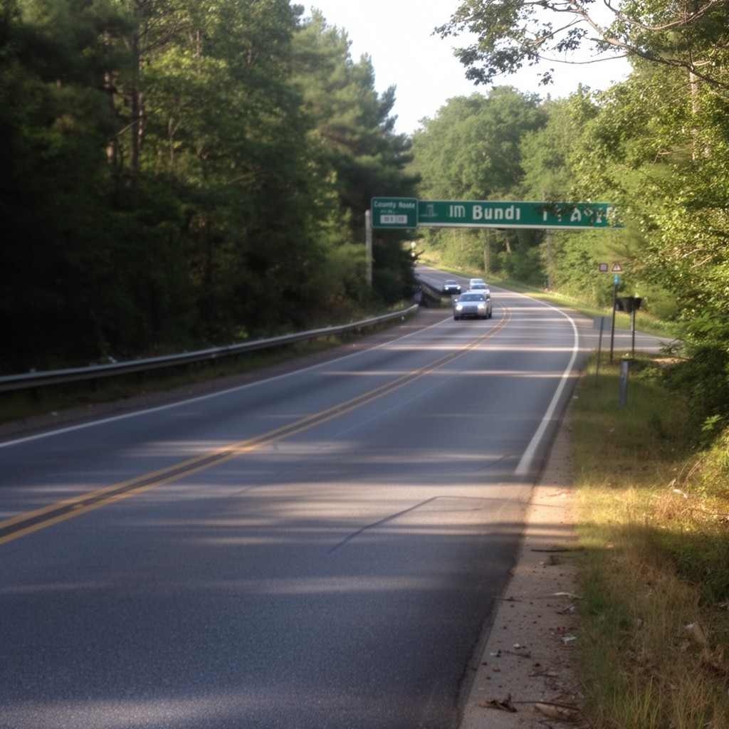 AI-generated illustration of County Route 571