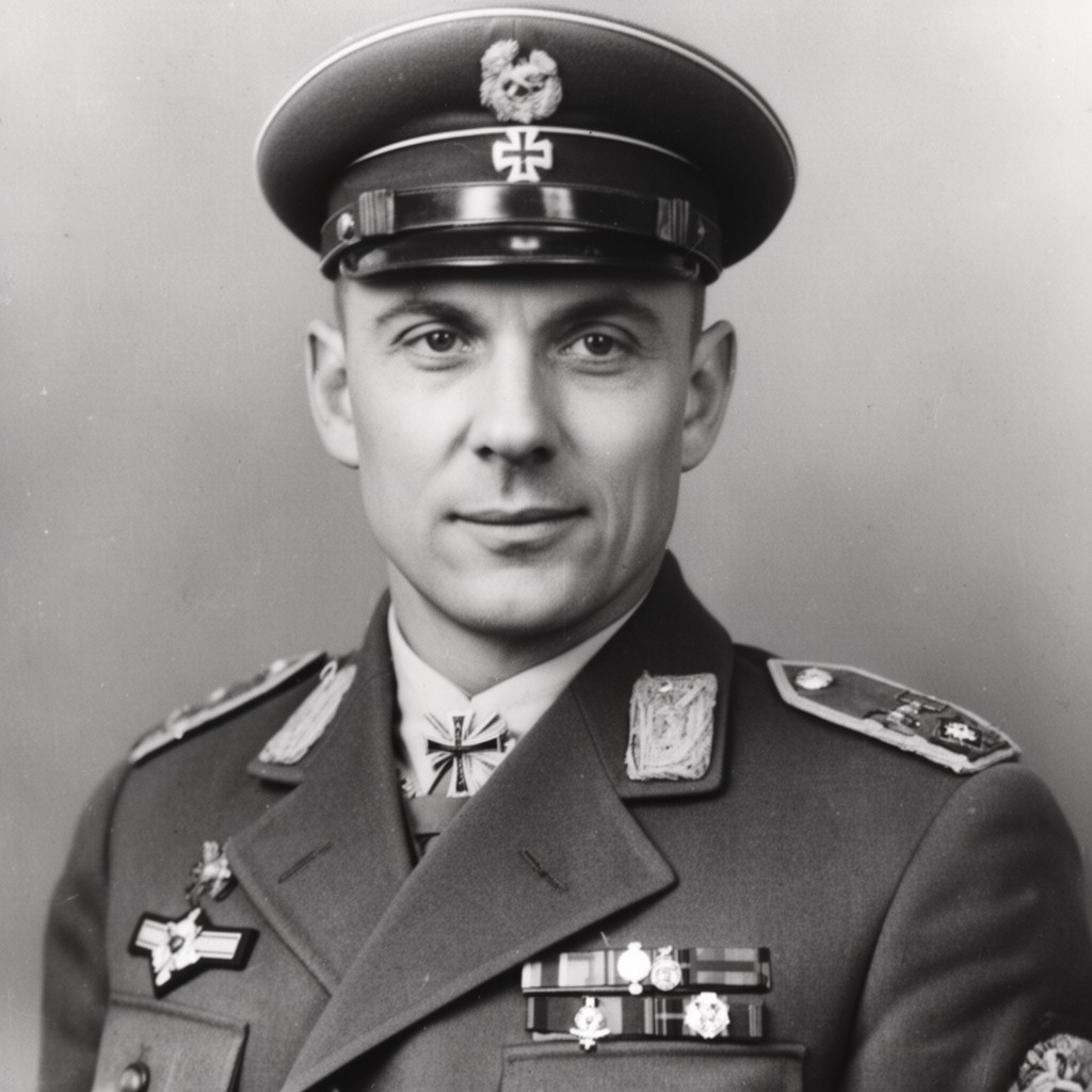AI-generated illustration of Hans-Valentin Hube