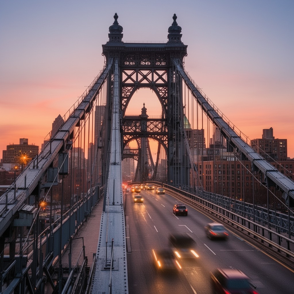 AI-generated illustration of Third Avenue Bridge