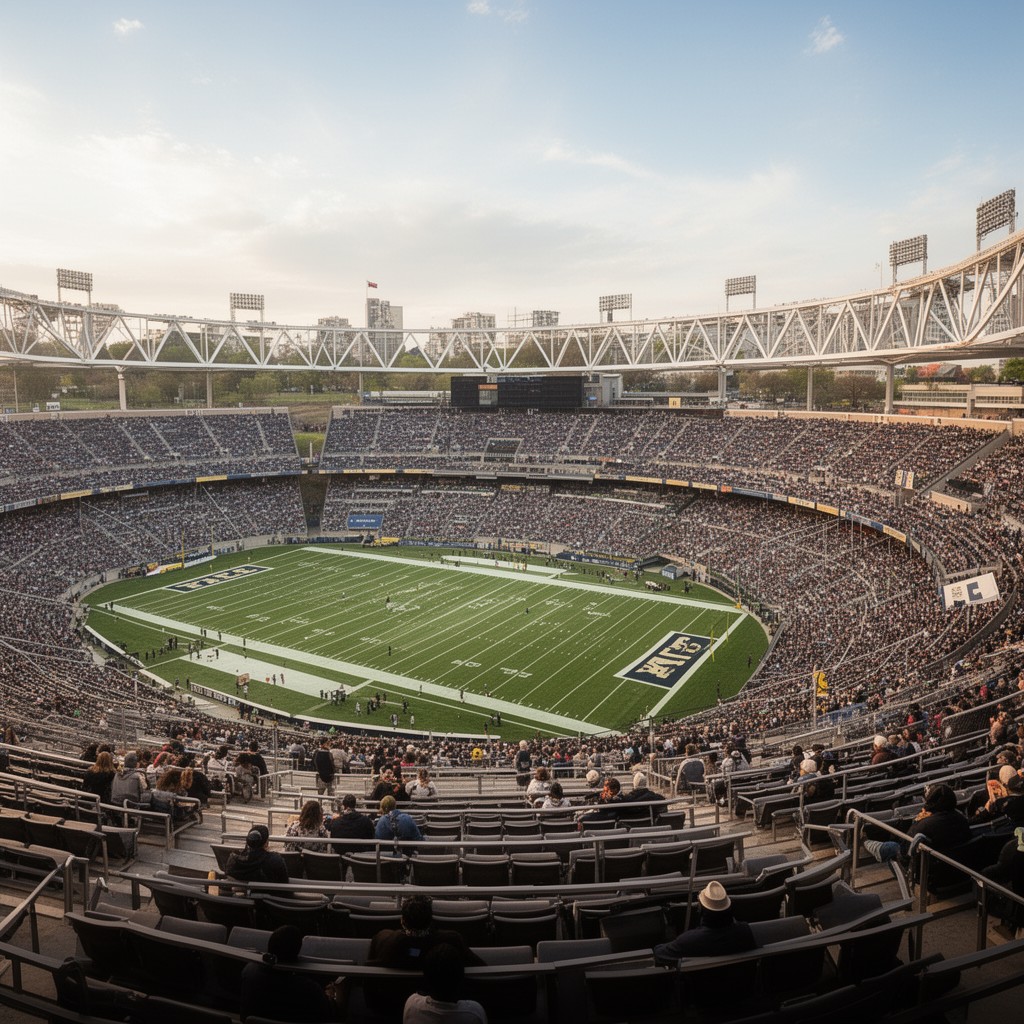 AI-generated illustration of Yale Bowl