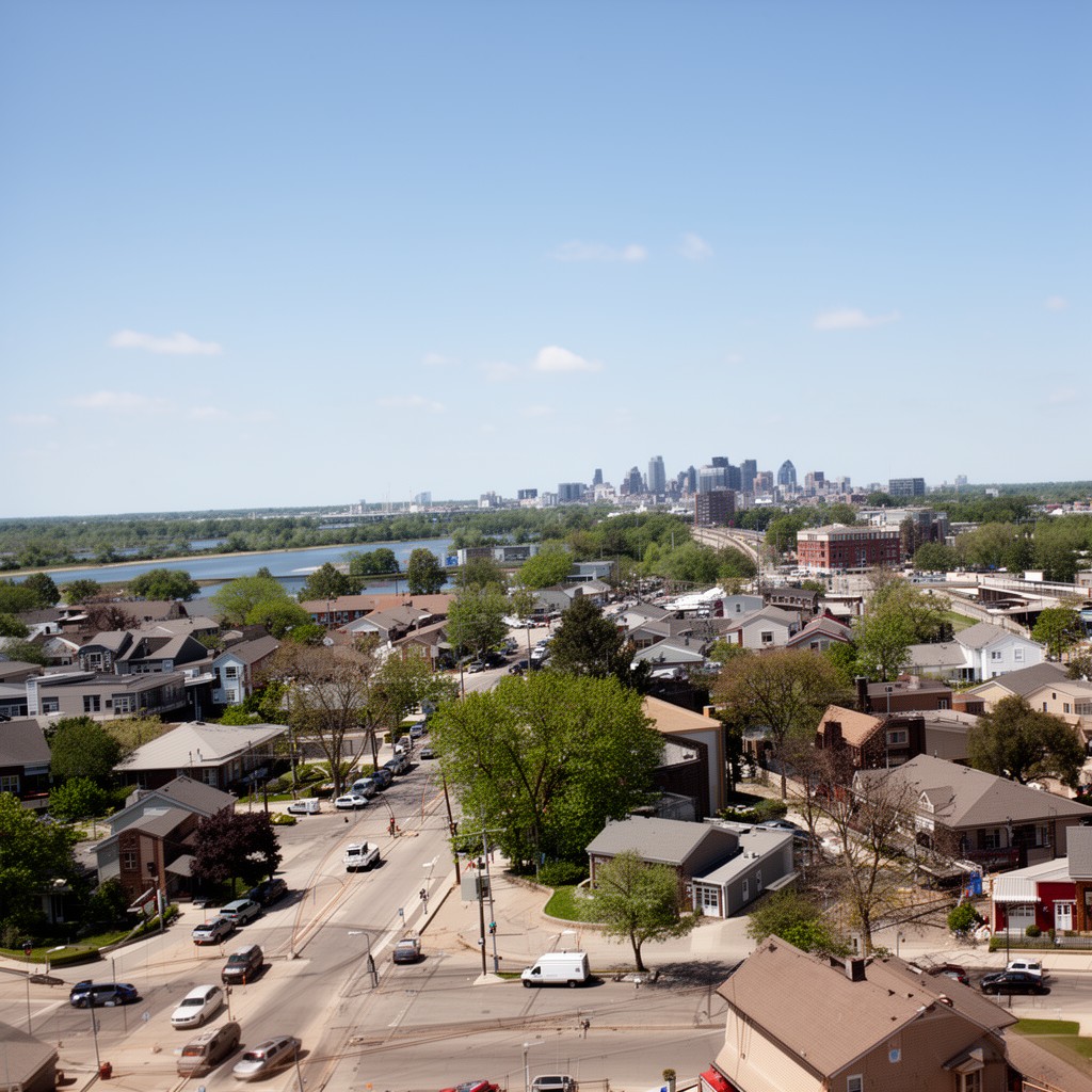AI-generated illustration of Palatine, Illinois