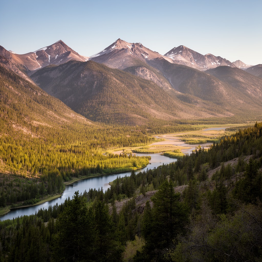 AI-generated illustration of Schell Creek Range