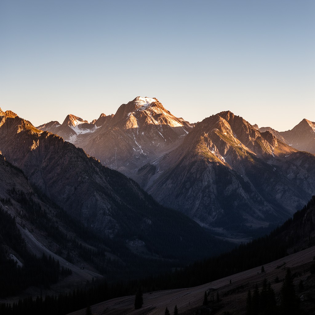 AI-generated illustration of Wasatch Range