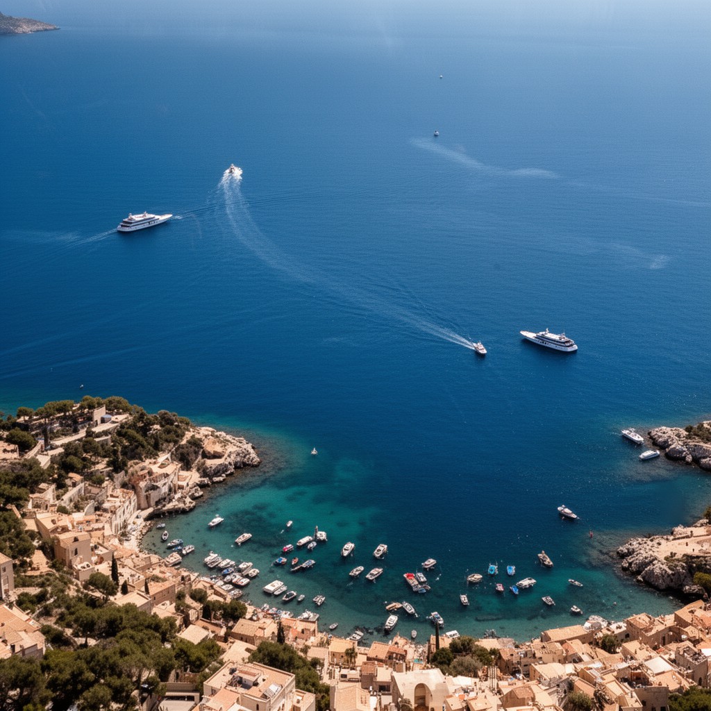 AI-generated illustration of Balearic Sea