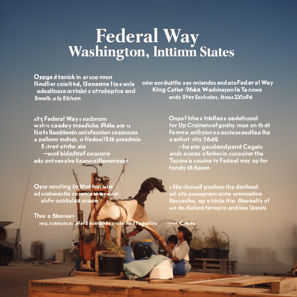 AI-generated illustration of Federal Way, Washington, United States